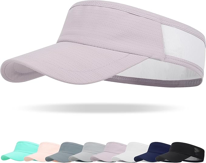 HH HOFNEN Sports Sun Visor Cooling Lightweight Stretchy Packable Running Golf Visor Hat for Men Women