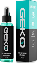 Geko 2-in-1 Grip Restore & Cleaner – #1 Basketball, Golf, Football, Volleyball, and Baseball Grip Spray – Restores Shoe, Grip & Glove Traction, Removes Dirt & Oil, Restores Control & Consistency