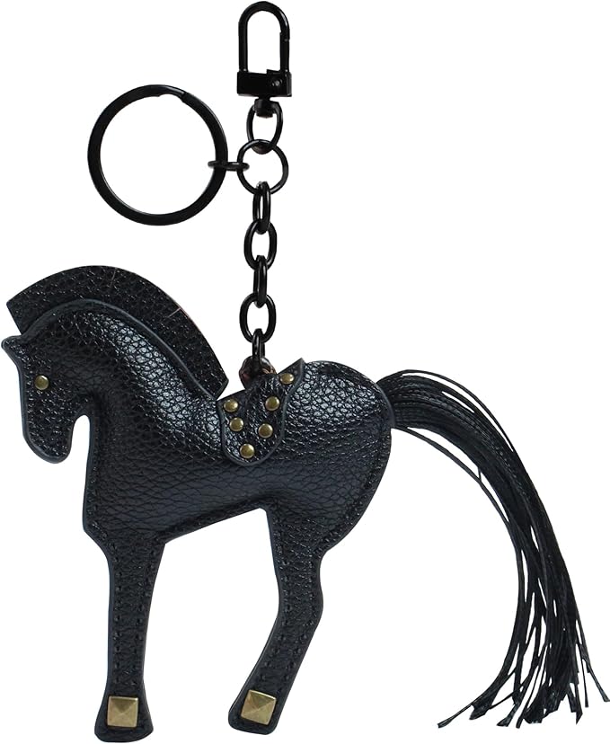 Horse Keychain, Hanging Charm Accessory for Purse, Bag and Backpacks Pony Key Chain for Women