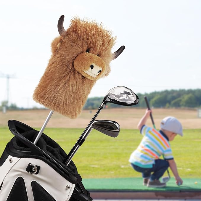 mytag Driver Head Cover, Ultra Premium Plush | Funny Driver Headcover, Tour Quality Golf Club Cover Long Sock Protect
