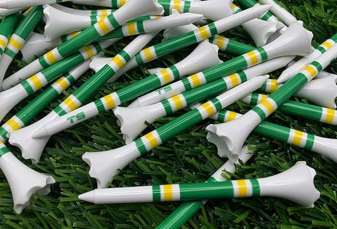 TRUESTRIKE Premium USA Golf Tees – 100-Pack Durable 3¼" / 2¾" Plastic Tees – Made in USA – Perfect Holiday Golf Gift
