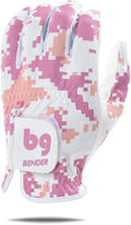 BG Bender - Mens Golf Glove, Durable Mesh Golf Gloves, Unique Golf Gloves