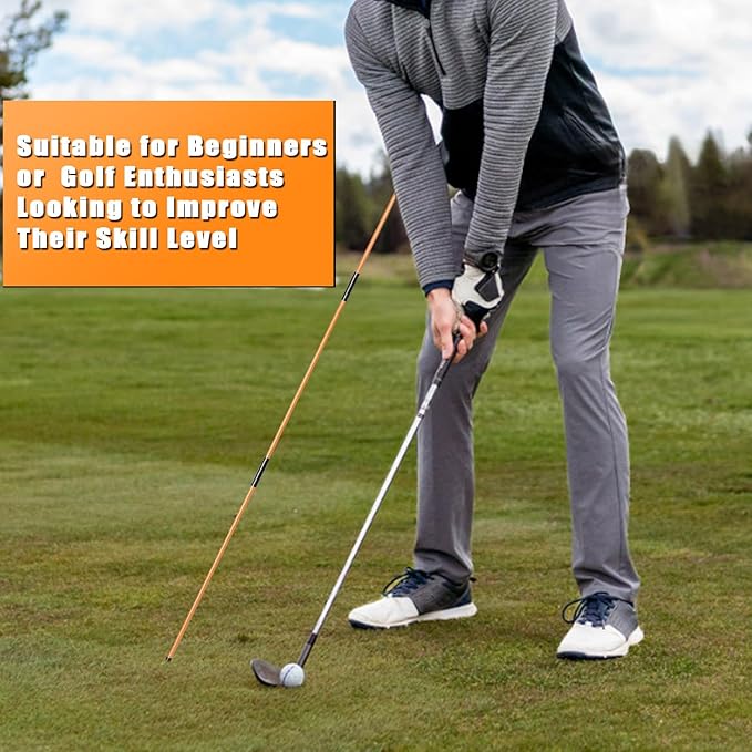 Professional 2 or 3 or 4 Pack Collapsible Golf Alignment Sticks, Premium 40" Alignment Golf Stick Ideal for Aiming, Putting and Swing Practice