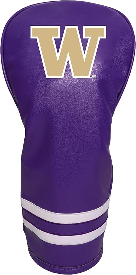 Team Golf NCAA Vintage Driver Golf Club Headcover (Printed), Form Fitting Design, Retro Design with Fleece Lining for Extra Club Protection