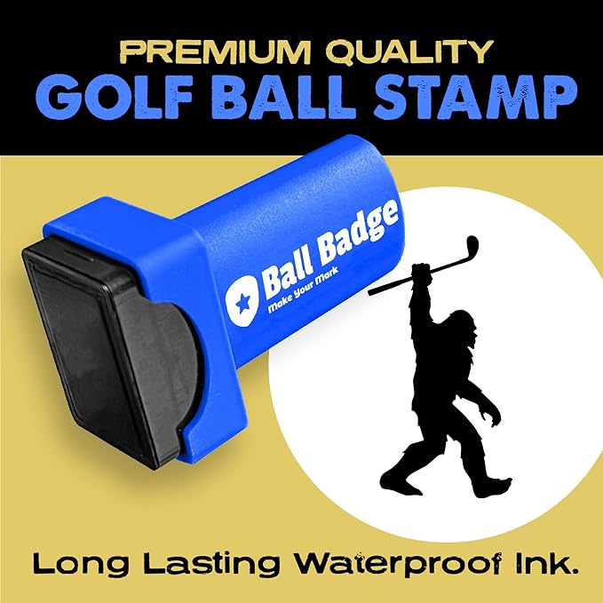 Ball Badge - Golf Ball Stamp (The Icon Series), Golf Ball Marker, Reusable Golf Ball Marking Tool to Identify Golf Balls