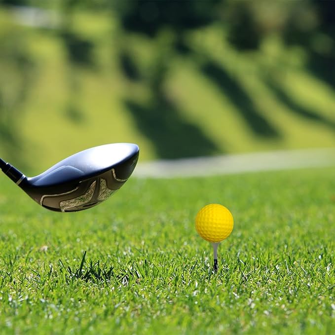 Foam Golf Practice Balls 16 or 54 Pack Soft Limited Flight Golf Balls, Perfect for Indoor and Backyard Swing Practice!…