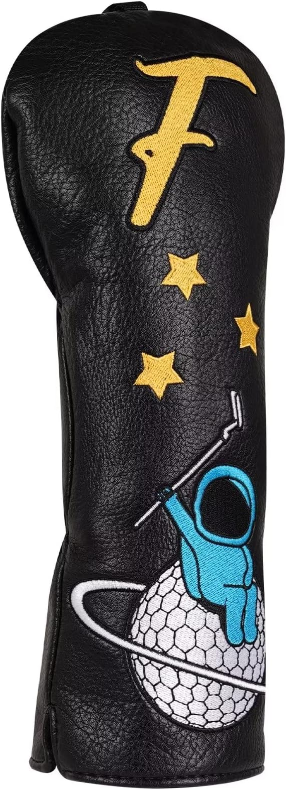 Astronaut Series Golf Headcovers, Synthetic Leather Golf Head Covers for Driver, Fairway Wood and Hybrid, Golf Putter Covers for Mallet and Blade