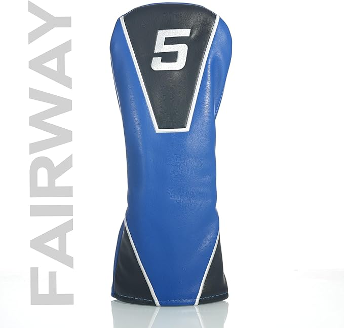 Single Headcover, Easy Slip-On Easy-Off Golf Club Headcover, Fleece Lined Interior, Water Resistant and Durable Shell, Individual Retail Sport Pack