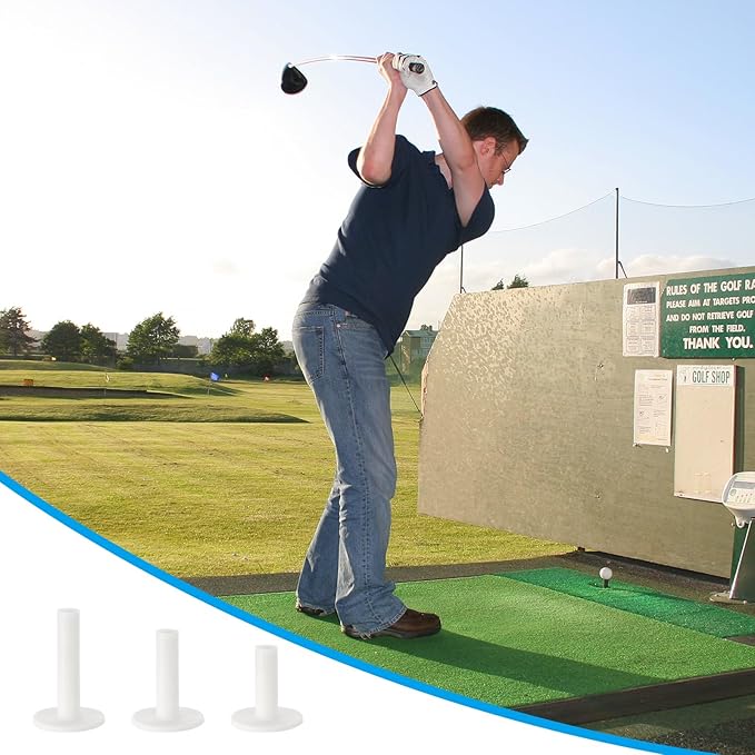 PATIKIL Rubber Golf Tee, Training Driving Range Tee Stable Ball Holder for Outdoor Indoor Hitting Mats