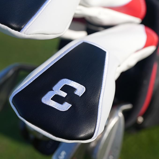 Single Headcover, Easy Slip-On Easy-Off Golf Club Headcover, Fleece Lined Interior, Water Resistant and Durable Shell, Individual Retail Sport Pack