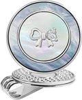 Golf Ball Marker Hat Clip with Pearl Ball Marker, Golf Gifts, Golf Accessories, Golf Ball Markers for Women