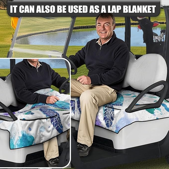Golf Cart Seat Covers Universal Golf Cart Seat Cover Blanket Cushion Cover Sports Golf Cart Accessories