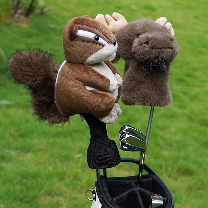 Funny Golf Driver Head Gover, Animal Golf Club Cover Ultra Premium Plush Tour Quality Driver Headcover for Men Women