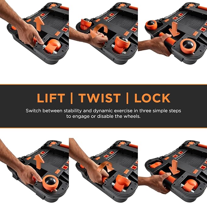 Terra Glide Balance Trainer | Compact Inflatable Fitness Platform for Core, Stability & HIIT | Lightweight Exercise Board for Home & Studio Use | Full Body Functional Workout Gym Trainer for Balance, Mobility, Agility & Conditioning
