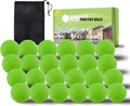 FINGER TEN Golf Practice Balls Foam Colored Value 12 24 50 Pack, Lightweight Golf Ball Limited Flight for Indoor Outdoor Driving Range Backyard Training Safe Practice Good Value