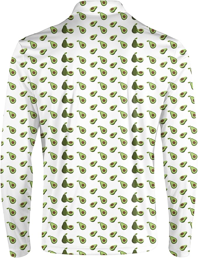 Men's Long Sleeve Golf Shirt Quick Dry 3 Button Work Fishing Outdoor Casual Collar Shirt