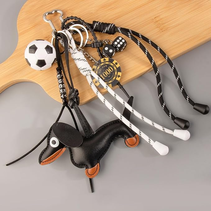 Georgie Porgy Bag Charms Keychains Handbag Accessories for Women Purse Backpack Sports Bag Pendant Cute Unique Gift for Girls