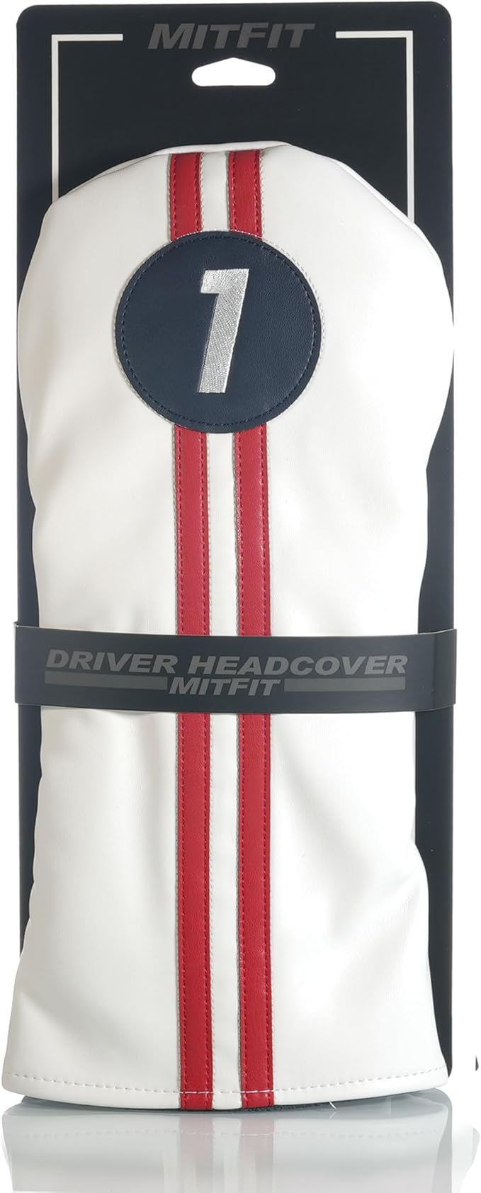 Single Headcover, Easy Slip-On Easy-Off Golf Club Head Cover, Fleece Lined Interior, Water Resistant and Durable Shell, Individual Retail Pack