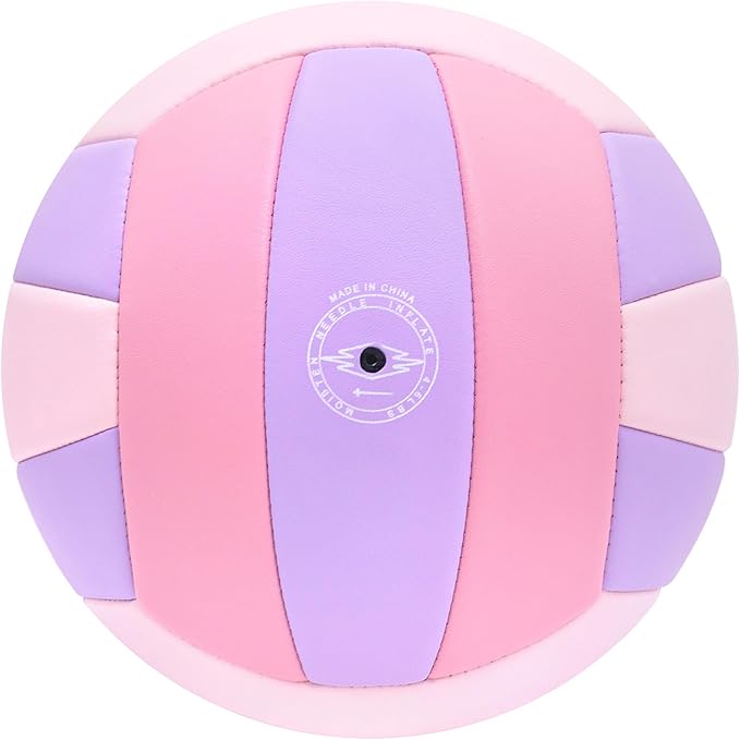 Soft Touch Volleyball Ball Gifts for Teen Girls Kids Youth Team Beginners Durable Volleyballs for Outdoor Indoor Beach Pool Water Play Official Size 5 Training Practice Volley Ball
