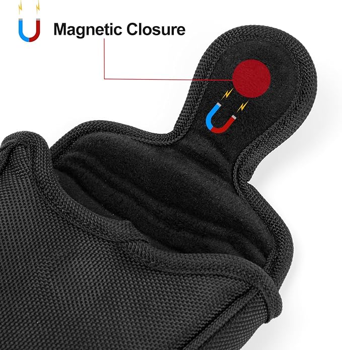 Golf Putter Covers Mallet Putter Headcover with Magnetic Closure Golf Club Cover for Most Brand