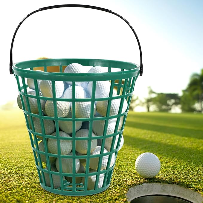 BESPORTBLE Golf Ball Basket Golfball Container with Handle Golf Range Baskets Ball Holder Contain