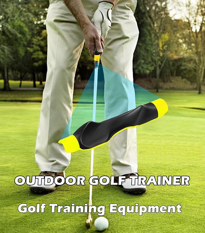 2 Pcs Golf Grip Trainer, Lightweight Golf Training Aid to Help Train Correct Hand Position, Right Hand Golf Swing Trainer