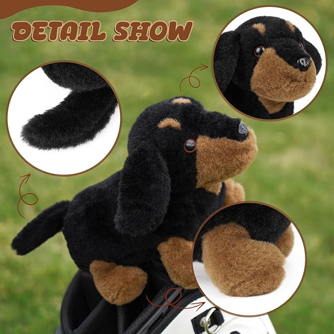mytag Funny Putter Headcover, Premium Plush Animal Putter Cover for Blade/Mallet