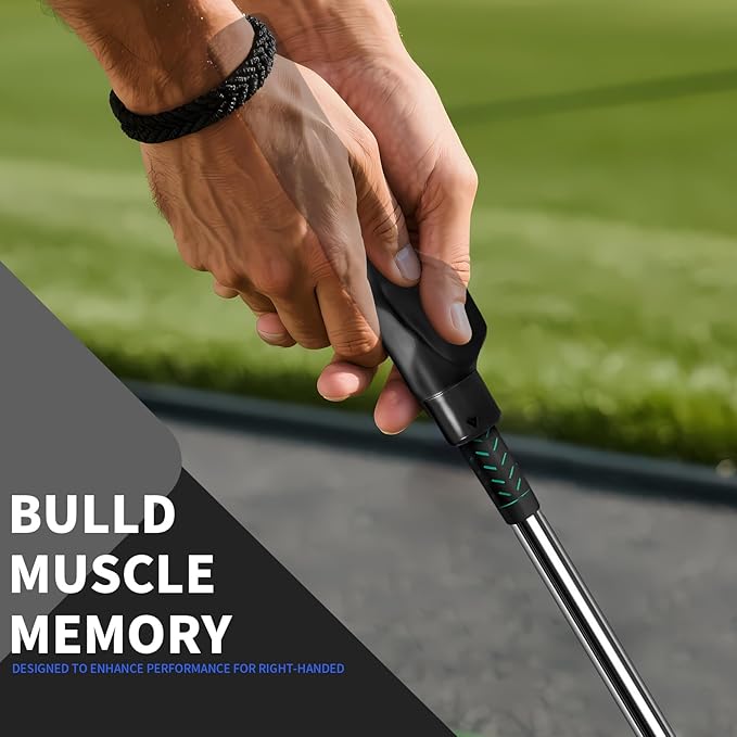 Golf Grip Trainer for Correct Hand Position Golf Training Aid Practice Kit for Right Handed PlayersTrainer Grip for Golf Clubs to Improve Swing Consistency