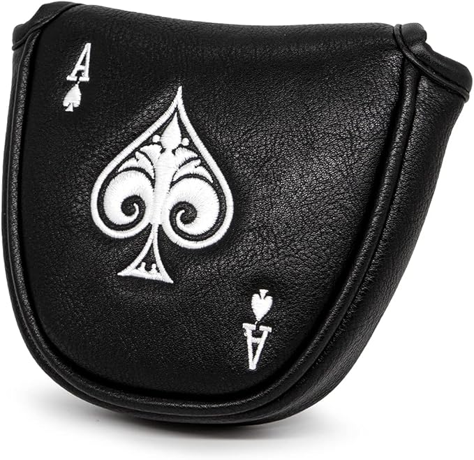 Barudan Golf Putter Cover Headcover Mallet Putter Head Cover Magnetic Club Protective Case fits for Odyssey 2ball, Odyssey Stroke Lab Gift for Men Golfer