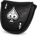 Barudan Golf Putter Cover Headcover Mallet Putter Head Cover Magnetic Club Protective Case fits for Odyssey 2ball, Odyssey Stroke Lab Gift for Men Golfer