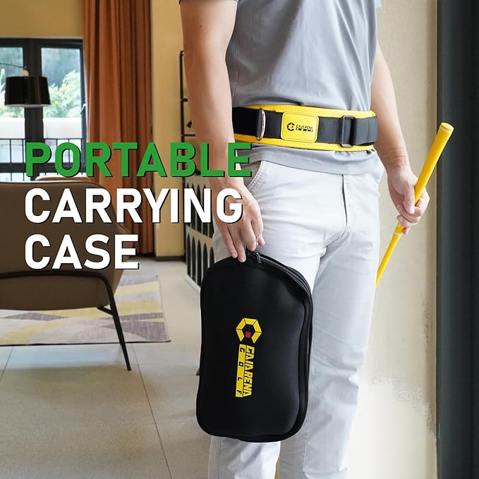 GAIARENA Golf Core Strength Trainer Swing Power Training Equipment, Golfing Exercise Resistance Bands Indoor Golf Fitness Equipment to Improve Speed Strength Flexibility Rotation Swing Posture