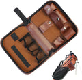 Golf Accessories Bag, PU Leather Golf Bag, Anti Scratch Sports Accessory Organization, Lightweight Golfs Tool Organizer, Golfs Gear Case Tool Pocket Holder Bags, for Friends, Women, Men