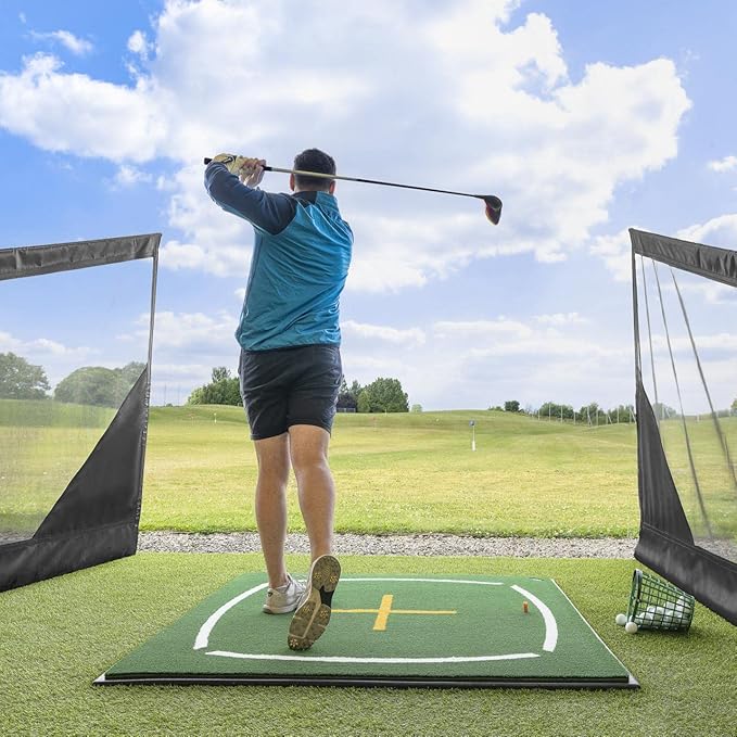 FORB Golf Hitting Mats | Premium Quality Golf Mats to Improve Your Swing | Golf Practice Mat | Driving Range Mat | 8 Styles with Optional Upgrades