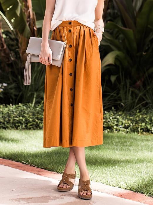 TEMOFON Womens Wedge Sandals Leather: Dressy Sandal, Rubber Sole, Comfortable Walking, Casual Slip on Summer Shoes, Size 5-11