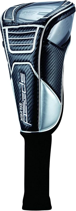 Speed Golf Driver Package – Ultra Lightweight Titanium Driver, 12 Premium Golf Balls, 2 Spring-Loaded Tees – Engineered for Maximum Distance & Accuracy – Perfect Golf Gift Set for All Levels