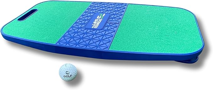 Power Shift Board Golf Training Aid - Innovative Golf Balance Board Designed To Teach Proper Weight Distribution In The Golf Swing, For More Power And Distance! Golf Swing Board With Noise Feedback!