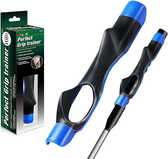Golf Grip Trainer, Golf Training Aid, Golf Grip Kit, Golf Club Grips, Grip Trainer Golf Club to Help Train Correct Hand Position