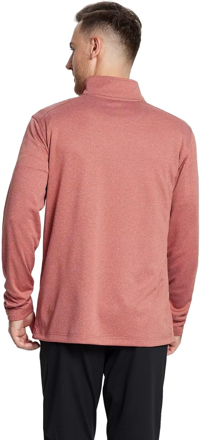 M MAELREG Quarter Zip Golf Pullover Men Dry Fit Long Sleeve Performance Wicking Mock Neck 1/4 Zip Pullover Mens Sweatshirt