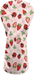 Golf Club Head Covers for Club Protective, Waterproof PU Leather Driver Fairway Wood Hybrid Head Cover