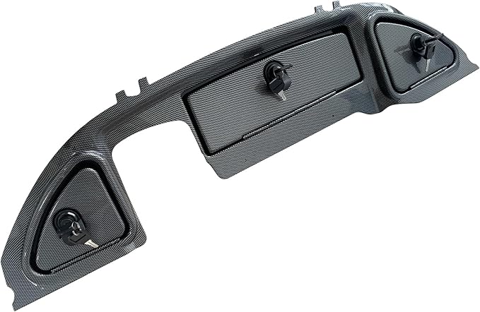 Golf Cart Dash Kit with Locks and Keys for 2008.5-Up Club Car Precedent Tempo Onward Golf Cart, Carbon Fiber Printing Precedent Dash Cover