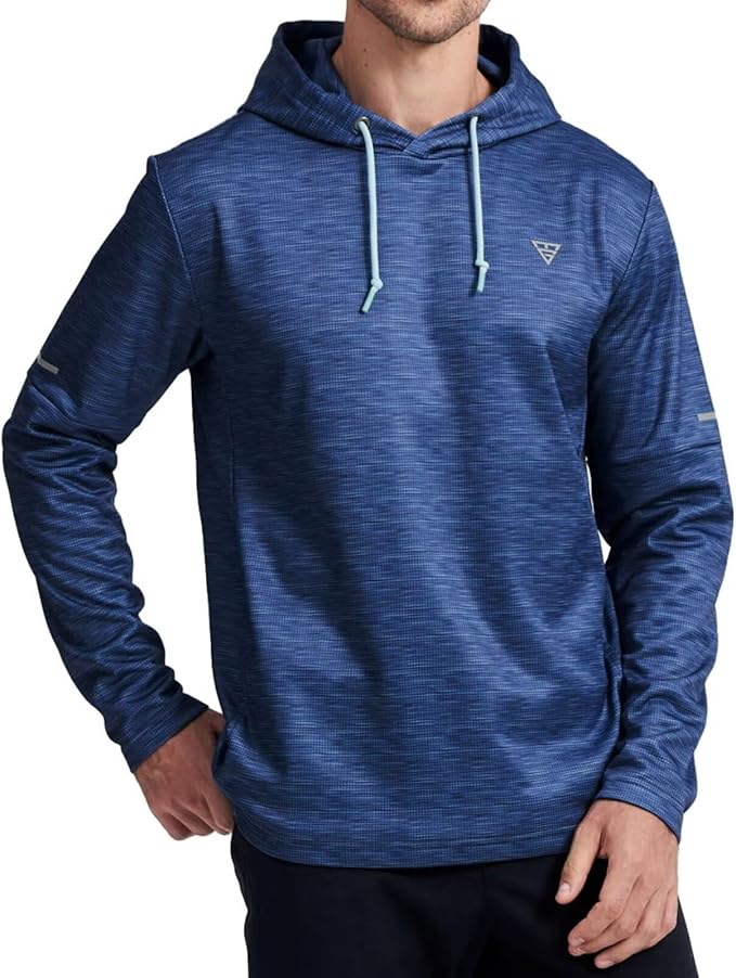 Hoodies for Men Golf Fleece Hooded Sweatshirts Dry Fit Athletic Lightweight Casual Midlayer Mens Hoodies Pullover