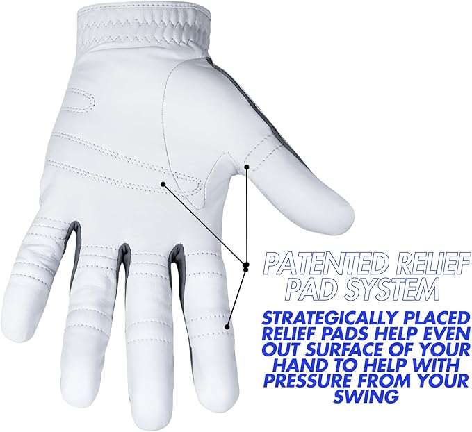 Bionic Men's Performance Grip Pro Premium Leather Golf Glove
