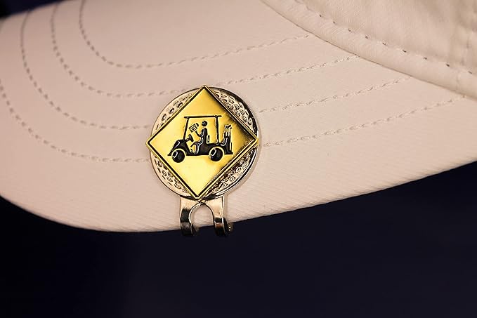 Mulligan Hooligan Golf Ball Marker + Magnetic Hat Clip, Funny and Unique Golf Gift, Premium Quality, The Perfect for Your Favorite Golfer, Golf Accessories for Any Occasions