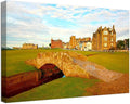 St Andrews Golf Course Wall Art for Living Room Bedroom Home Decorations Golf Course Swilcan Bridge St Andrews Picture Poster Framed Artwork Canvas Prints Ready to Hang(18''H x 24''W)