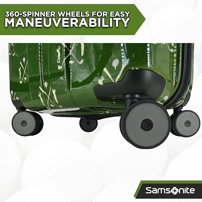 Samsonite Tour Classic Golf Hard Case Golf Travel Bag, Lightweight & Durable ABS Shell, 360 Degree Multi-Directional Wheels