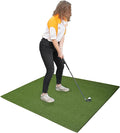 IMPACT SPORTS Premium Golf Hitting Mat – 59'' x 59'' Durable Practice Turf for Indoor & Outdoor Use, Realistic Grass Feel, Heavy-Duty Training Mat for Golfers