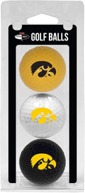 Team Golf NCAA Regulation Size Golf Balls, 3 Pack, Full Color Durable Team Imprint