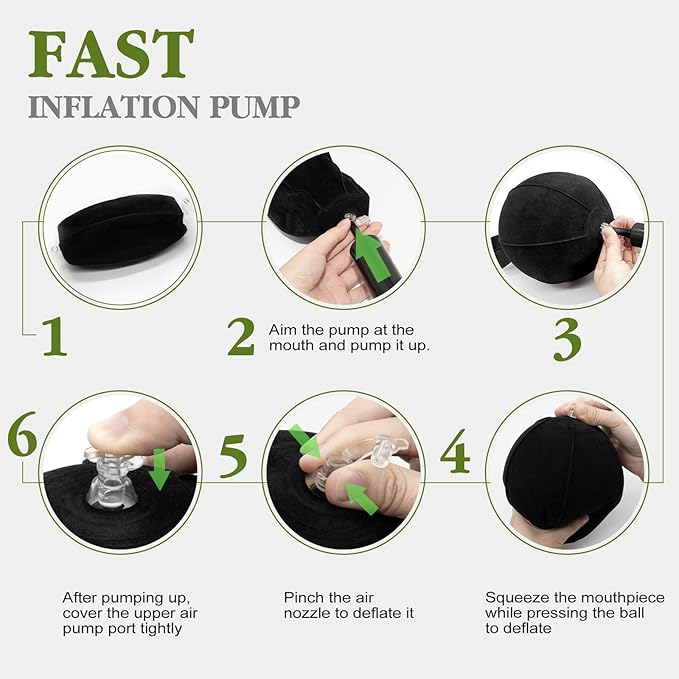 Golf Training Ball Smart Ball Golf Training Aid Inflatable Swing Training Ball with Inflator Pump and Adjustable Lanyard,Assist Golf Swing Trainer Golf Swing Assistant for Beginner