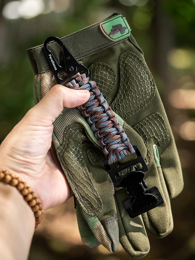 Tactical Glove Clips Work Glove Holders Strap w/Metal Alligator for Duty Belt Backpack Camping Hiking Construction