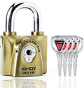 Mindy 60mm Heavy Duty Waterproof Keyed Padlock with 4 Keys